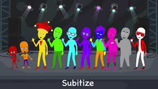 Gavin Brown presents  Subitize Rock up to 10 with the Numberblocks  Subitize for Kids [upl. by Avla511]