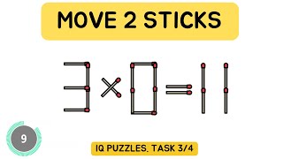 4 Matchstick Puzzles For Your Brain 🧠 [upl. by Ayomat834]