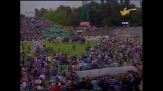 Legia  GKS Katowice 1995 Zamieszki i wywiady po Finale Pucharu Polski [upl. by Lleihsad]