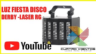 ▷▷✓【 LED DERBY LASER 【 luces led para fiestas 】 LUCES LÁSER PARA FIESTAS [upl. by Wernsman]