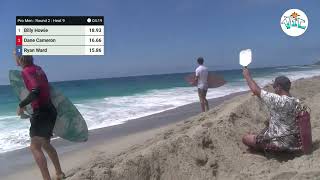 Skimboarding Competition The Vic 2022 Round 2 Billy Howie Vs Dane Cameron Vs Ryan Ward [upl. by Lenoel]