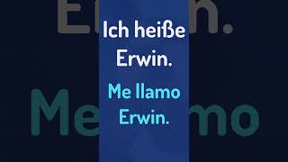 3️⃣formas de decir tu NOMBRE en alemán [upl. by Werbel]