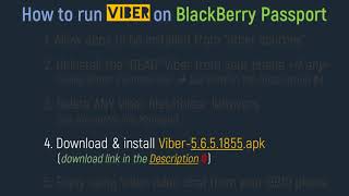 BlackBerry Passport 2018  How to run Viber on BlackBerry 10  QuochungeduTechno [upl. by Onifur]