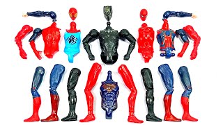 assemble toys black panther vs spider hoodie jacket vs iron spider vs superman superhero [upl. by Gord]