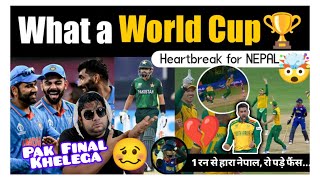 दिल से बुरा लगा 😭 Heartbreaking moment for NEPAL FANS 💔 Pakistan ki JALI JALI  Nepal Fans Reaction [upl. by Bocyaj]