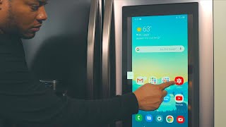 Samsung Family Hub Smart Fridge Review [upl. by Liebermann]