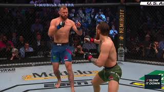 Conor Mcgregor KOs Donald Cerrone  SUPER SLOW MOTION HD [upl. by Keavy]