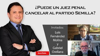 328 Luis Fernández Molina y Gabriel Orellana ¿Puede un juez penal cancelar al partido Semilla [upl. by Adnohsad58]