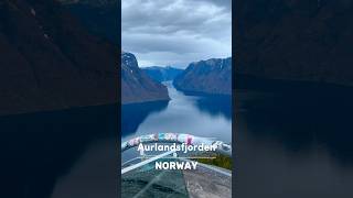 The Stunning Aurlandsfjorden norway norge fjord fjords nature natureshorts norwaylife [upl. by Gnoix]