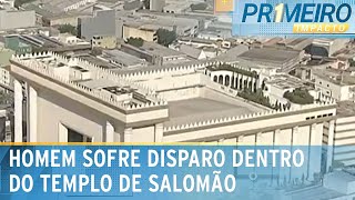 Segurança do Templo de Salomão atira contra homem  Primeiro Impacto 010224 [upl. by Nairoc709]