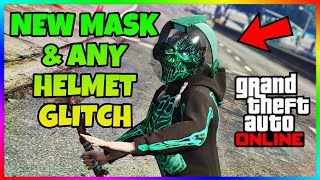 GTA Online  New Mask amp Helmet Hat Merge Glitch  How to Merge Mask amp Helmet Glitch in GTA 5 Online [upl. by Anod]