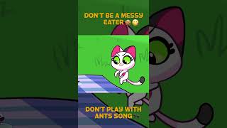 Keep Clean 😋 Don’t Play with Ants Song 🐜 Nursery Rhymes for Kids 😻 PURR PURR [upl. by Naellij588]