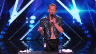 The Professional Regurgitator  Audition Americas Got Talent 2015 [upl. by Barra]