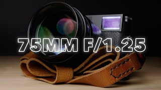 7Artisans 75mm f125 Noctilux Review  Leica M Mount [upl. by Colis]