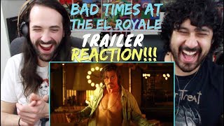 BAD TIMES AT THE EL ROYALE  Official TRAILER REACTION amp REVIEW [upl. by Sedicla]