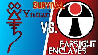 Allow Me To Present Myself  SURVIVAL  Ynnari Vs Farsight Enclaves  Dawn of War Unification [upl. by Comethuauc]