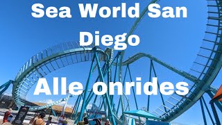 Sea World San Diego all onrides 2024 [upl. by Donna]