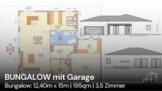 Wohnen auf einer Ebene mit Zugang von der Garage ins Haus  Grundrissshow Ep 17 [upl. by Mailliw]