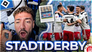 TRAUMTOR IM HSV vs ST Pauli DERBY Stadionvlog mit Wakez 🔥🔥 [upl. by Suirauqram]