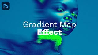 Gradient Map effect with Photoshop Tutorial  Free Download [upl. by Scholz]