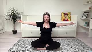 Kundalini Global Yoga Class  17 mins  Cooling  Gentle  Beginners [upl. by Airamzul]