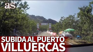 LA VUELTA 21  ETAPA 14  Así ha sido el ascenso al PICO VILLUERCAS cima inédita  AS [upl. by Noll]