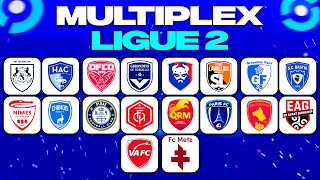 🔴 MULTIPLEX LIGUE 2 🔴 DIJON  BORDEAUX AMIENS  LE HAVRE CAEN  LAVAL QRM  PFC  L2 J20 Live [upl. by Eugenie]