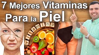 Vitaminas y Remedios Naturales Para la Piel  Luce Joven Sin Manchas Arrugas o Piel Seca [upl. by Phedra]