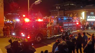 Charlottetown Christmas Parade first responders only 2023 [upl. by Smukler]