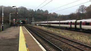 Hadley wood Station Eastcoast mainline LNERLondonNorthEasternRailway Class 801 02122023 [upl. by Colligan179]