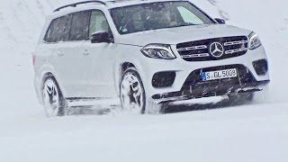 MercedesBenz GLSClass WINTER TEST [upl. by Naleag845]