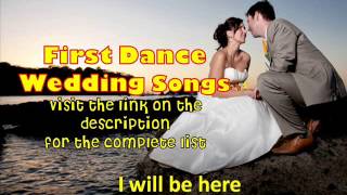 First Dance Wedding Songs [upl. by Fairman]