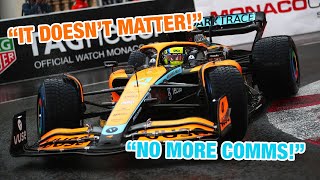 Lando Norris frustrated at McLaren strategy over Team Radio in Monaco [upl. by Attalie]