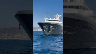 90m Lürssen yacht Ice crashes into 31m Numarine AMey [upl. by Eolc342]