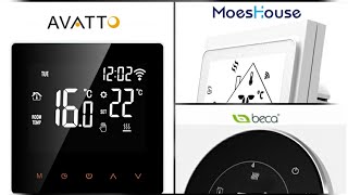 Smart WiFi thermostat for under £20 And how to install Avatto MoesHouse Beca and others [upl. by Alysia]