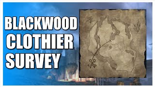 🗺️Blackwood Clothier Survey Location  Elder Scrolls Online  ESO Blackwood [upl. by Benny]