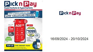 Pick n Pay specials ZA  16092024  20102024 [upl. by Ellitnahc224]