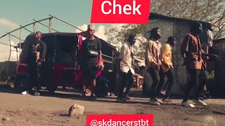 Kizz daniel  Chek official dance video [upl. by Akcimat642]