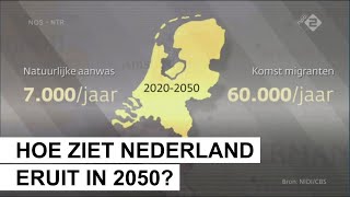 Drukker diverser en grijzer  Enorme bevolkingsgroei door immigratie  Nederland in 2050 [upl. by Liscomb]