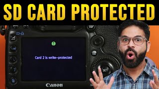 How to Fix Card is Write Protected Error on Canon SD Card  Quick and Easy Solutions [upl. by Eblehs793]