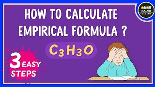 How to calculate Empirical Formula 3 Easy Steps [upl. by Joung49]