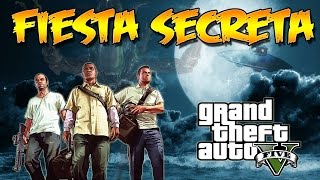 GTA V  LA FIESTA SECRETA EN LUNA LLENA [upl. by Kinnie]