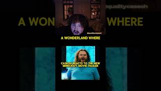 Caseoh reacts to the new Minecraft movie trailer caseoh caseohgames caseohclips shorts [upl. by Bud]