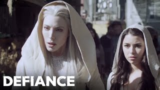 DEFIANCE Trailer  quotDark Days Aheadquot  SYFY [upl. by Ellimak]