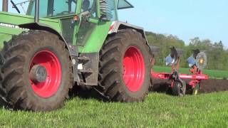 Fendt 615 Turbomatik E am pflügen mit Pöttinger 4 Schar [upl. by Airal512]