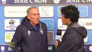 Carrarese  Pescara 10 Zeman “A me la prestazione è piaciuta” [upl. by Tolman]