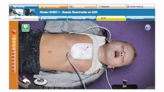 Incase Kinder EHBO 1 Basale reanimatie met AED [upl. by Eicak62]