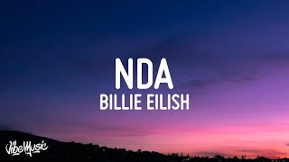 Billie Eilish  NDA Lyrics [upl. by Esinet539]