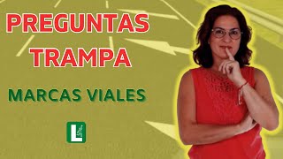 10 Preguntas 🔥 TRAMPA de Examen DGT sobre MARCAS VIALES [upl. by Yelram]