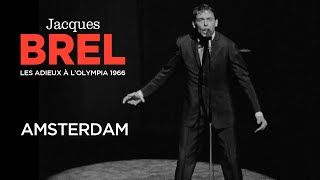 Jacques Brel  Amsterdam Live officiel Les Adieux à l’Olympia 1966 [upl. by Hinman]